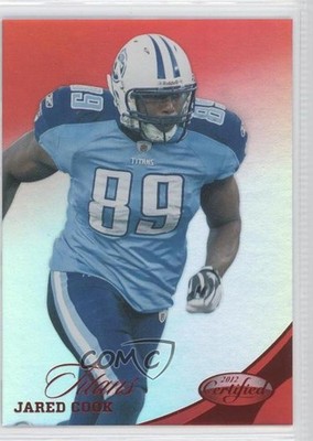 2012 Certified Mirror Red 56/250 Jared Cook #42 0c0