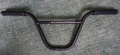 WeThePeople BMX Lenker schwarz mit Cult Griffen WTP Justice