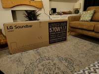 LG US90TY SOUNDBAR HOME CINEMA 5.1.3 WIRELESS SUBWOOFER 4K 570W HDMI DOLBY ATMOS