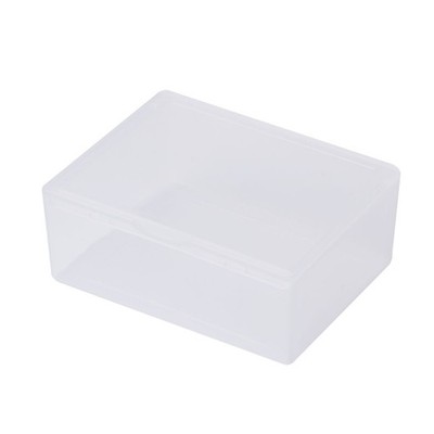 Rectangular Plastic Clear Storage Box Jewelry Beads Collection Container Organiz