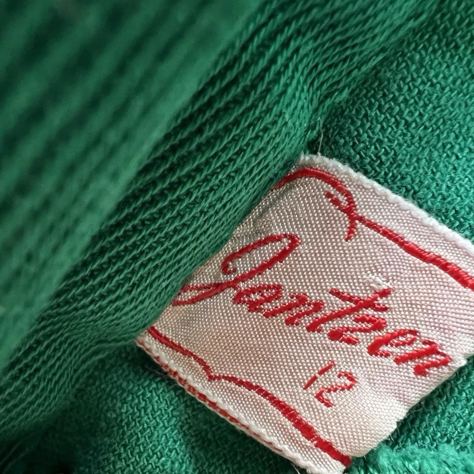 Shorts pinup 1950's Jantzen botão lateral | XS 23 24 - Imagem 2 de 3