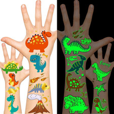 Leesgel Dinosaur Temporary Tattoos 37 Styles Kids Party Favors Birthday Gifts