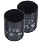  2 Stück Zahnputzbecher Zahnbürstenbecher Badezimmer Zahnbürstenhalter