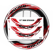 For CB 599 / CB600 HORNET 98-06 05 Wheel Inner Rim Stickers 17" Racing Red S21