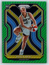 2021 Panini Prizm WNBA Shyla Heal #96 RC Prizms Green Chicago Sky