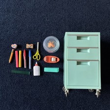 Our Generation Teacher School Office Filing Cabinet & Accessories Play Set