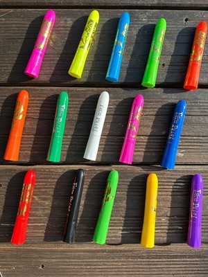 Fasching Neon Schminke Körperfarbe Face Paint / leuchtet unter UV Licht