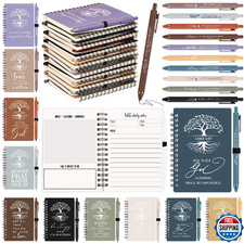 Kosiz 40 Pcs Christian Gifts Bulk Prayer Journal Religious Bible Verse Valentine