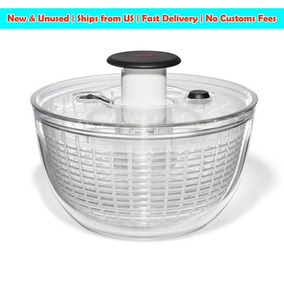 #ad #ad OXO Good Grips Little Salad Spinner 3 Quart Clear Fruit Herb Pump NEW $27.97