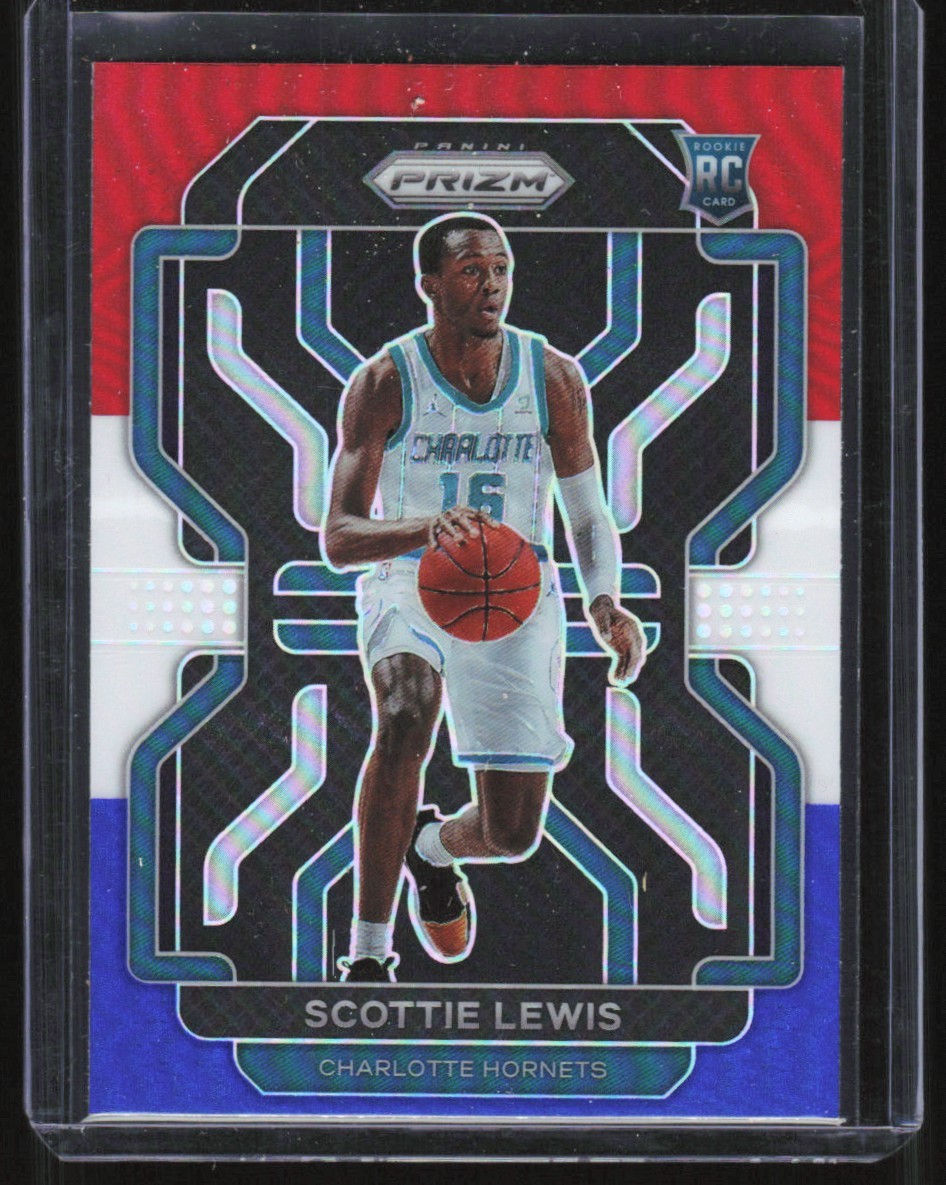 2021-22 Panini Prizm Red White Blue Scottie Lewis Rookie Charlotte Hornets #287