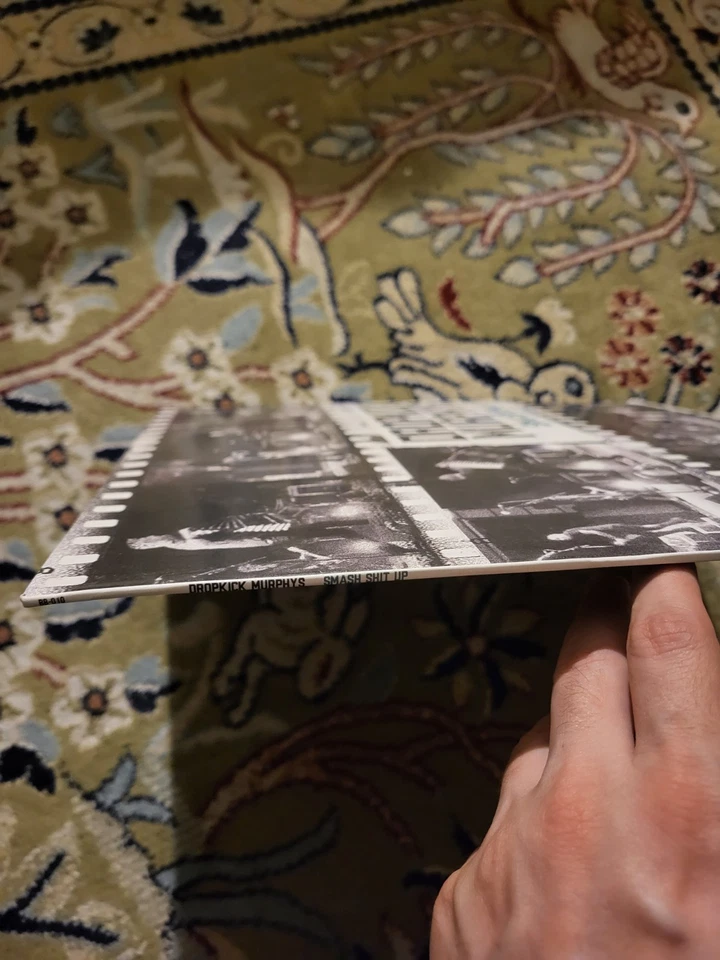 Dropkick Murphys - Smash Shit Up Vinyl, 12" LP White/Gold Splash - Near Mint NM - Image 3 of 4