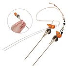 2 Pcs Metal Hair Pin Chinese Hairpin Knot Tassel Traditional Headdress