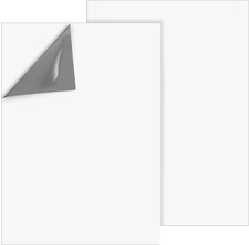 2 Pcs Dry Erase Board Sticker 8.3'' X 11.7'' Self-Stick Whiteboard Sheets