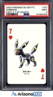 Pokemon 2000 Umbreon 197 7 Of Hearts Silver Playing Card Japanese PSA 9