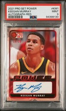 PSA 9 - KEEGAN MURRAY #/25 Auto - 2021 Pro Set Power Rookie - 1st-Year RC - RED