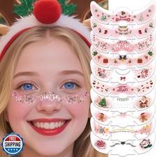 Glitter Freckles Face Tattoo Glitter Tattoos, 10pcs Christmas Fre