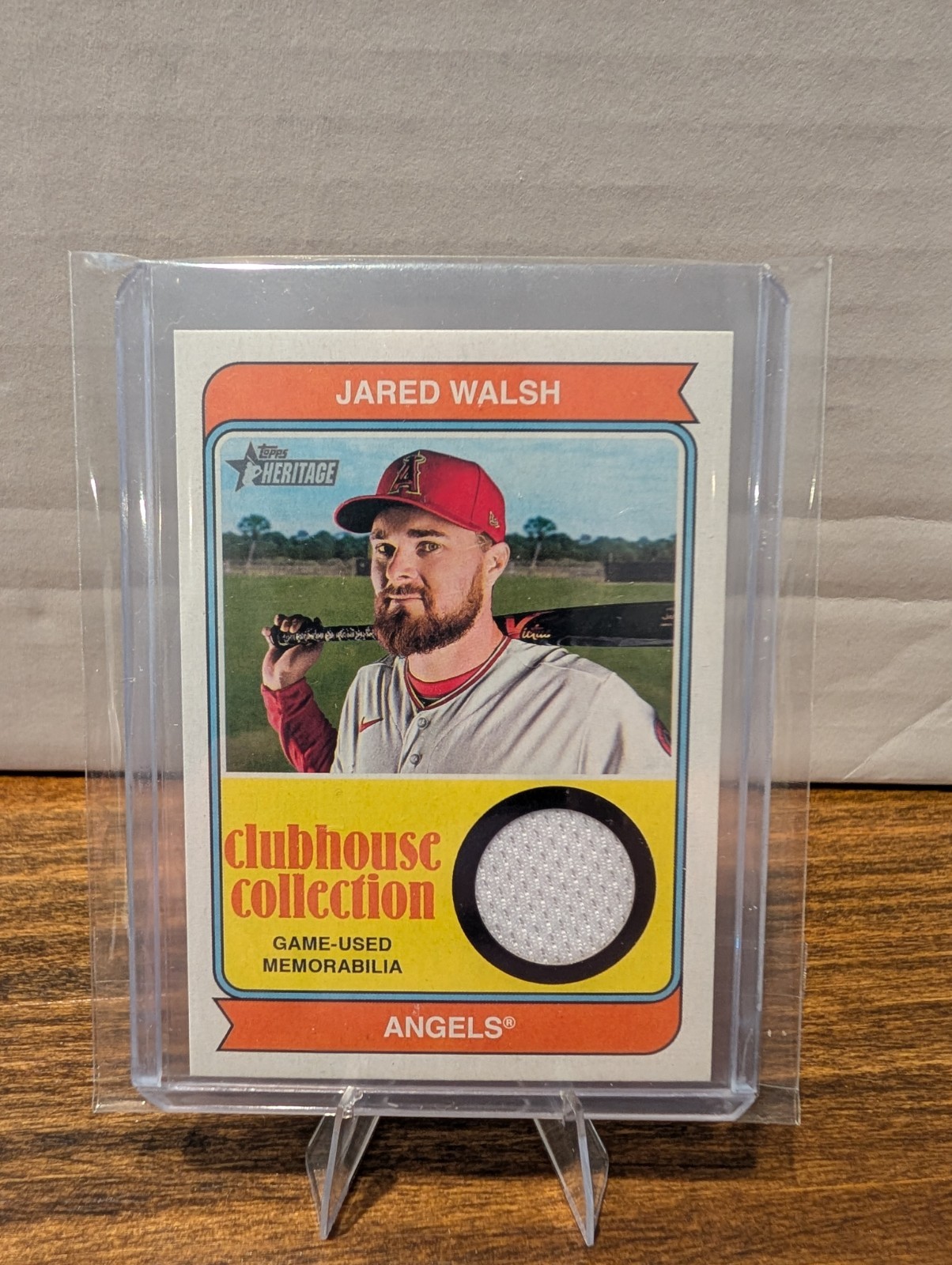 2023 Topps Heritage - Clubhouse Collection Relics Jared Walsh #CCR-JW (MEM)