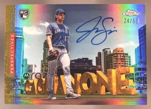 Jac Caglianone [Gold] #PA-JC 2026 Topps Chrome Perspectives Autograph card