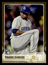 2015 Topps Update #US367 Frank Garces Gold Rookie SP #d /2015!  PADRES