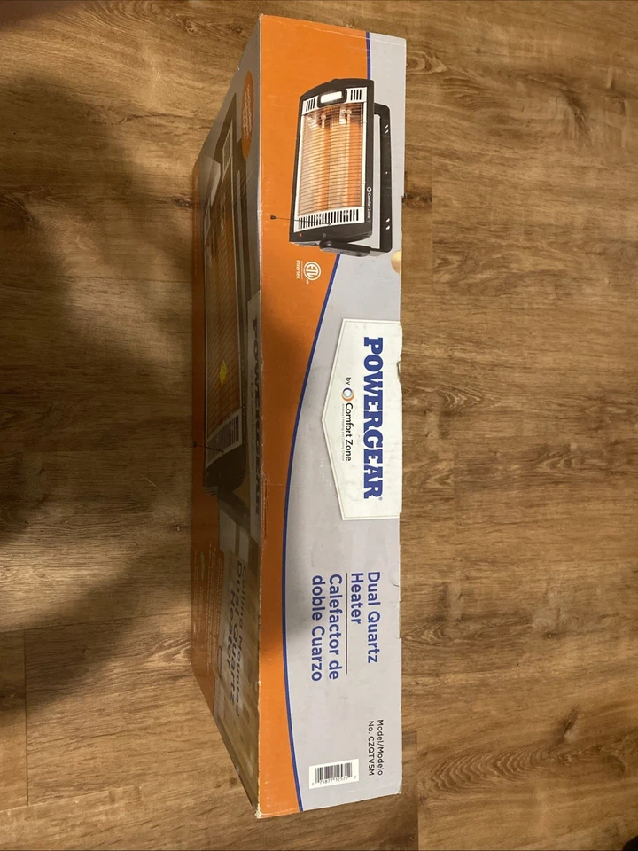 Calentador de cuarzo doble PowerGear Comfort Zone CZqtv5m energéticamente eficiente Foto 4 de 4