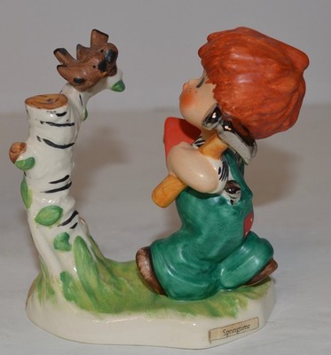 Vintage Goebel Redhead #10  ''Springtime'' By Charlot Byj (Buy) - 1957  4 1/2''H