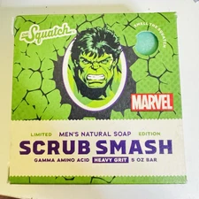 Dr. Squatch Marvel Hulk Scrub Smash 💥Limited Edition Natural Soap Bar
