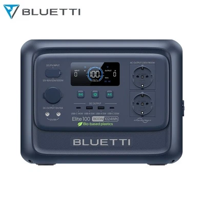BLUETTI Elite 100 V2 Power Station 1800W 1024Wh Generatore di Corrente Generatore Solare