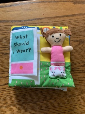 Melissa & Doug Soft Activity Baby Book   What Should I Wear? Interactive Fabric