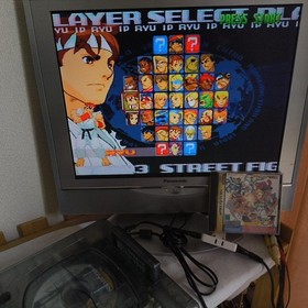 Street Fighter ZERO 3 SEGA Saturn Game Japan/Game Disk, Manual and Box, Working