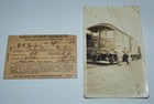 RPPC Railroad Car & 1927 Norfolk & Western Railway Conductors Card, from Estate — photo 1