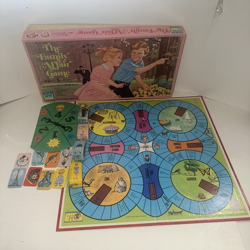 VTG 1971 Whitman Family Affair Board Game Where’s Mrs. Beasley? Complete Rare - Picture 1 of 17