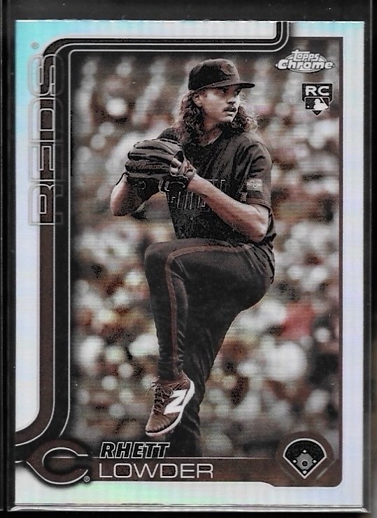 2025 Topps Chrome - Rhett Lowder #147 Sepia Refractor (RC)