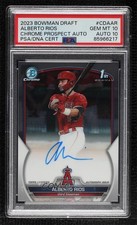 2023 Bowman Draft Chrome Prospect Alberto Rios #CDA-AR PSA 10 GEM MT Auto 0l8y