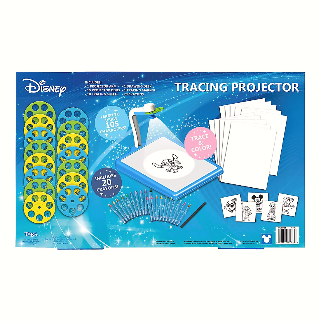 Blue Box Ph Tracing Projector 100 Characters - World of Disney | eBay