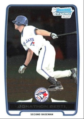 2012 Bowman Chrome Prospects Jonathon Berti Toronto Blue Jays #BCP71
