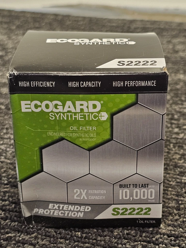 (QTY 6) Ecogard S2222 Engine Oil Filter For Chevrolet Silverado 1500 5.3L 07-13 - Image 3 of 4