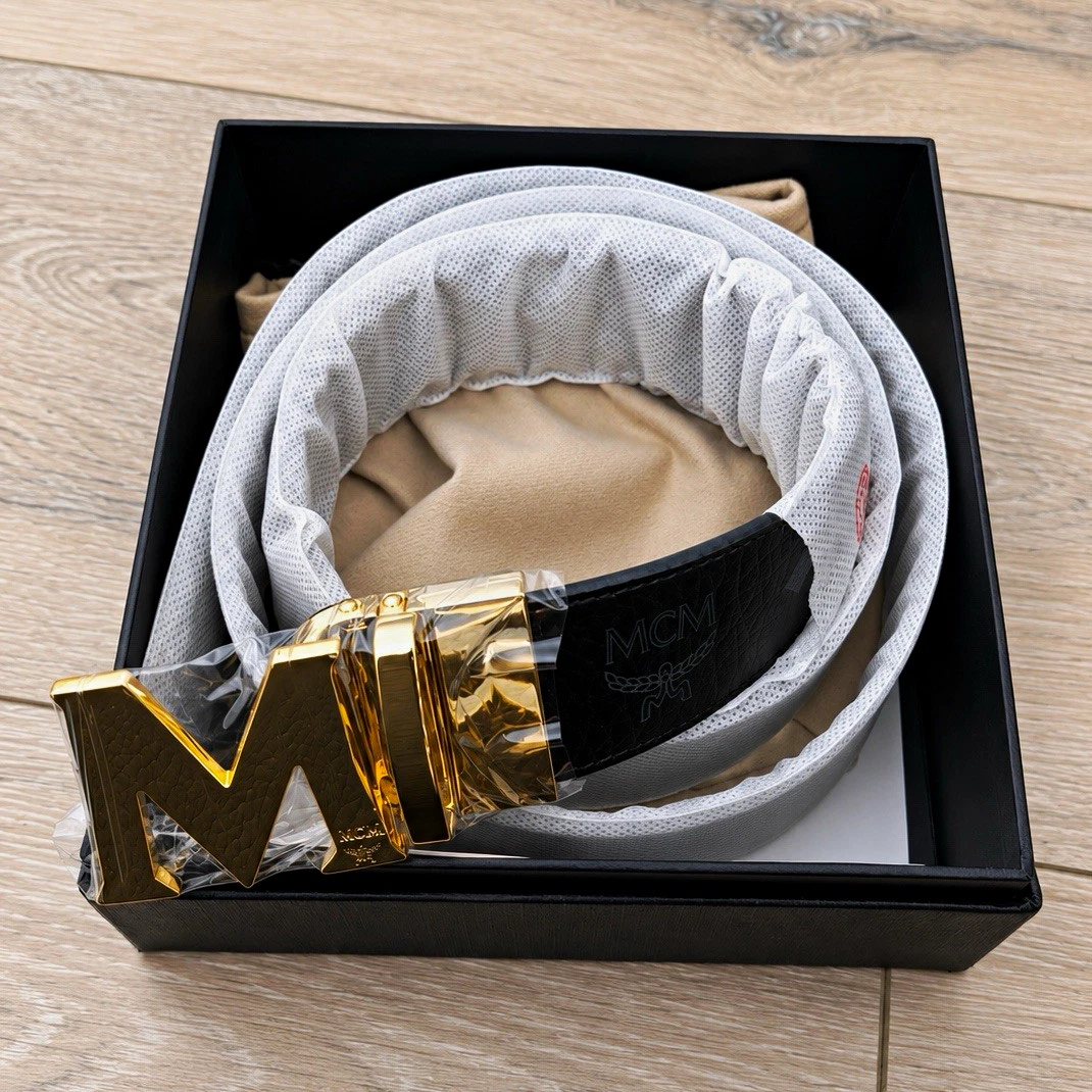 MCM Black Belts for Men for sale | eBay