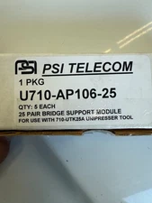 3M 710 Splicing 25 pair Bridge Support Module 5 per box
