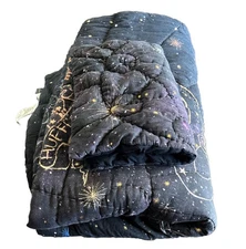 Pottery Barn Teen Harry Potter Astrology Constellation Twin Quilt  & Sham Set