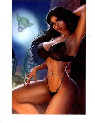 Totally Rad Life Of Kitty Banger 1 Alice Rauch Batgirl Lingerie No Mask Variant