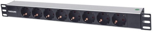 Intellinet 19" 8-fach Steckdosenleiste Schuko (Power-LED, ohne Überspannungsschu - 第 1/3 張圖片