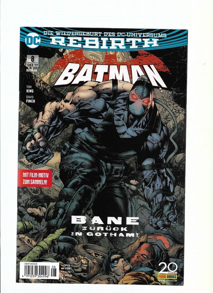 DC Comic Rebirth - Batman Nr. 8 von 2017 - Panini Verlag deutsch - Bild 1 von 1