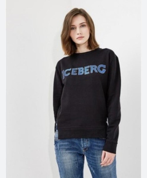 Women Iceberg Sweater Black Knit 34 / XS / 42