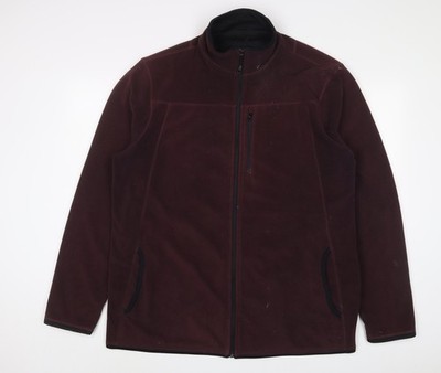 Marks and Spencer Herren Jacke Rot Größe 2XL Reißverschluss