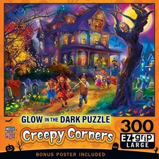 MasterPieces - Glow in the Dark - Creepy Corners 300 Piece EZ Grip Jigsaw Puzzle