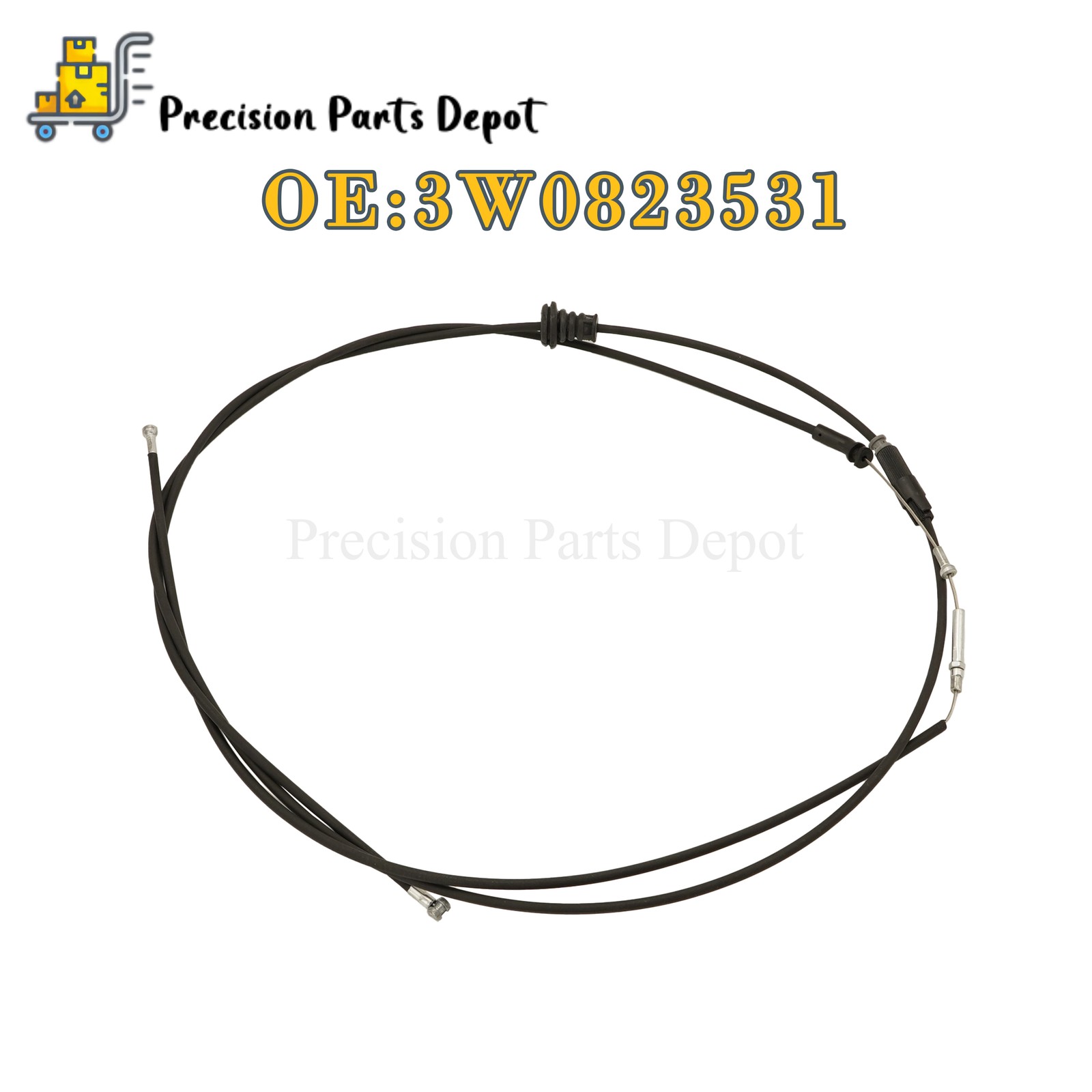 NEW Fit Bentley Continental GT GTC Flying Spur 3W0823531 Front Hood Unlock Cable