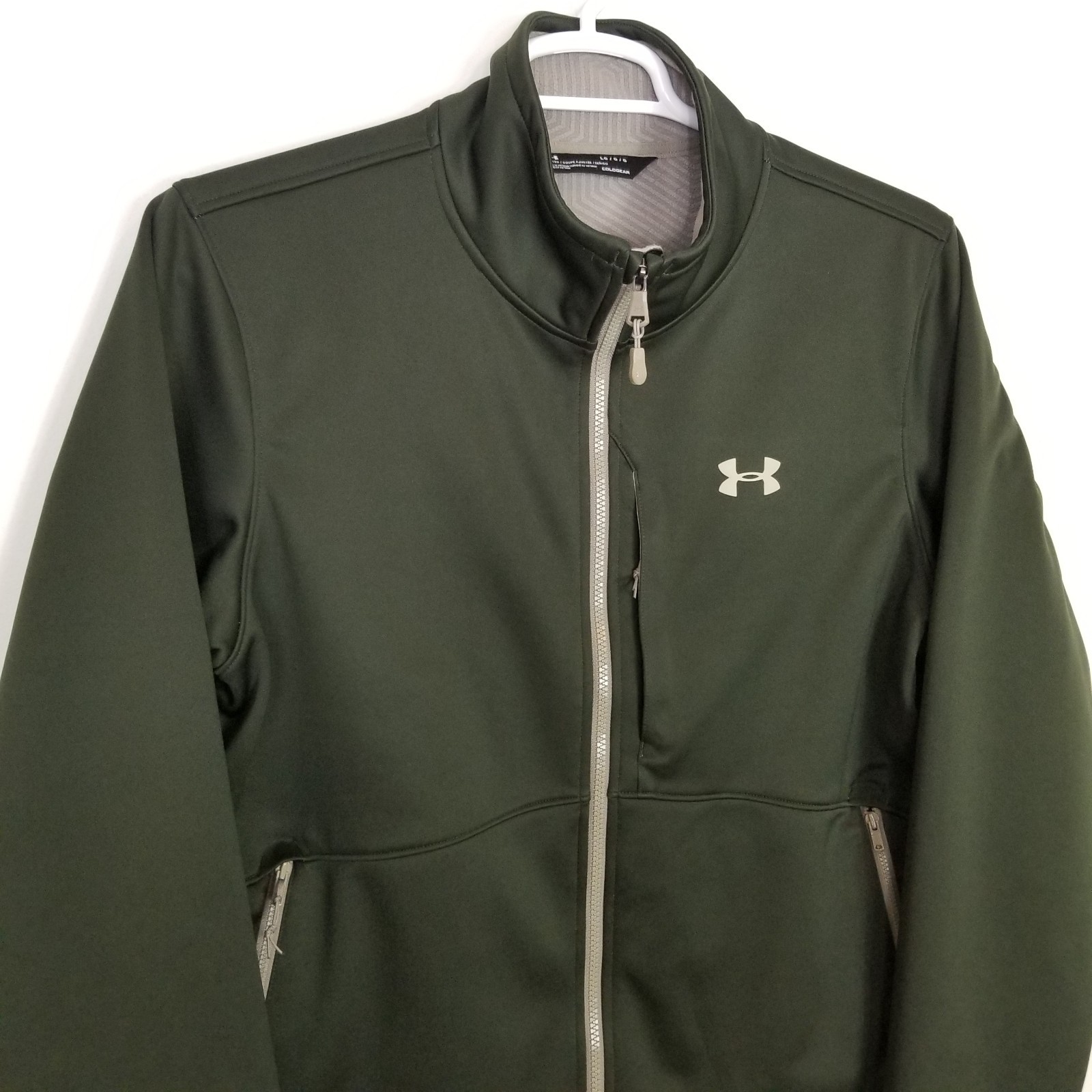 Under Armour Men's Storm ColdGear Infrared Shield Softshell Jacket Sz L Green thumbnail 2
