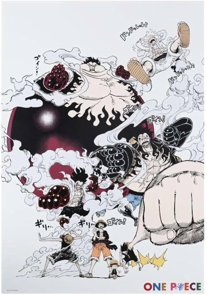 ONE PIECE A1 Size Art Poster GEAR's Jump Shop Official Goods Nika
