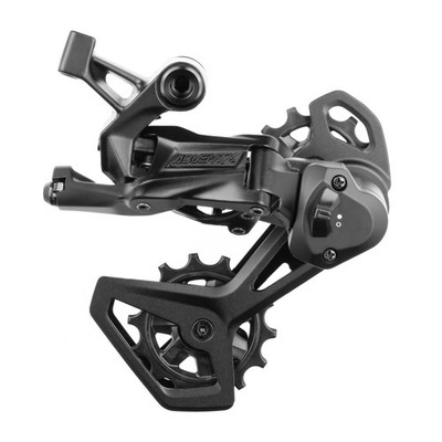 microSHIFT Advent X V2 Rear Derailleur - 10-Speed, Medium Cage, Red 