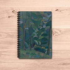 Forest Art Spiral Notebook - Vladimir Baranov-Rossin  Modern Ruled Line Journal
